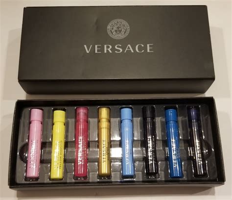 versace free samples|versace men's cologne sampler set.